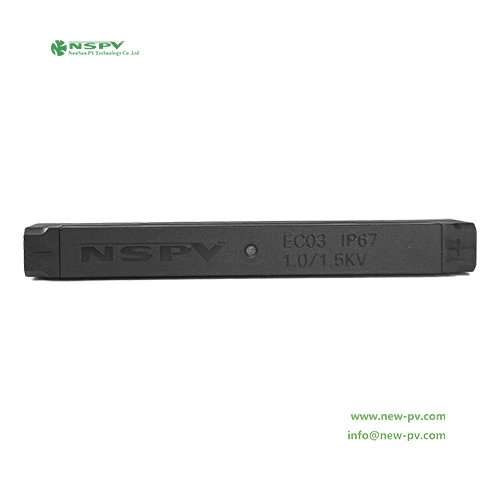 Edge Solar Panel Connectors 1000v 1500v Pv Panel Connector For Bifacial Solar Panels - Color: Black