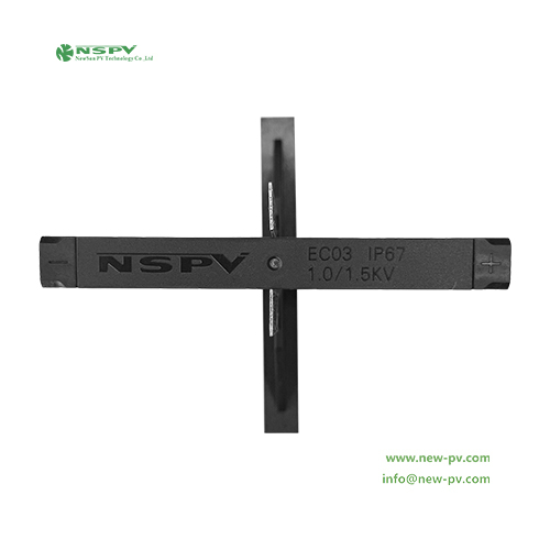 Black Nspv Edge Connectors For Bifacial Solar Panels Ec03 Pv