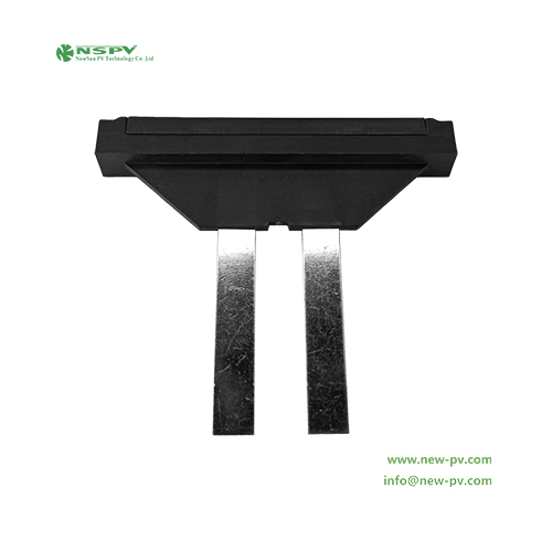 Edge Solar Panel Connectors 1000v 1500v Pv Panel Connector For Bifacial Solar Panels - Color: Black