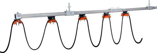 C-rail Festoon System - Color: Silver