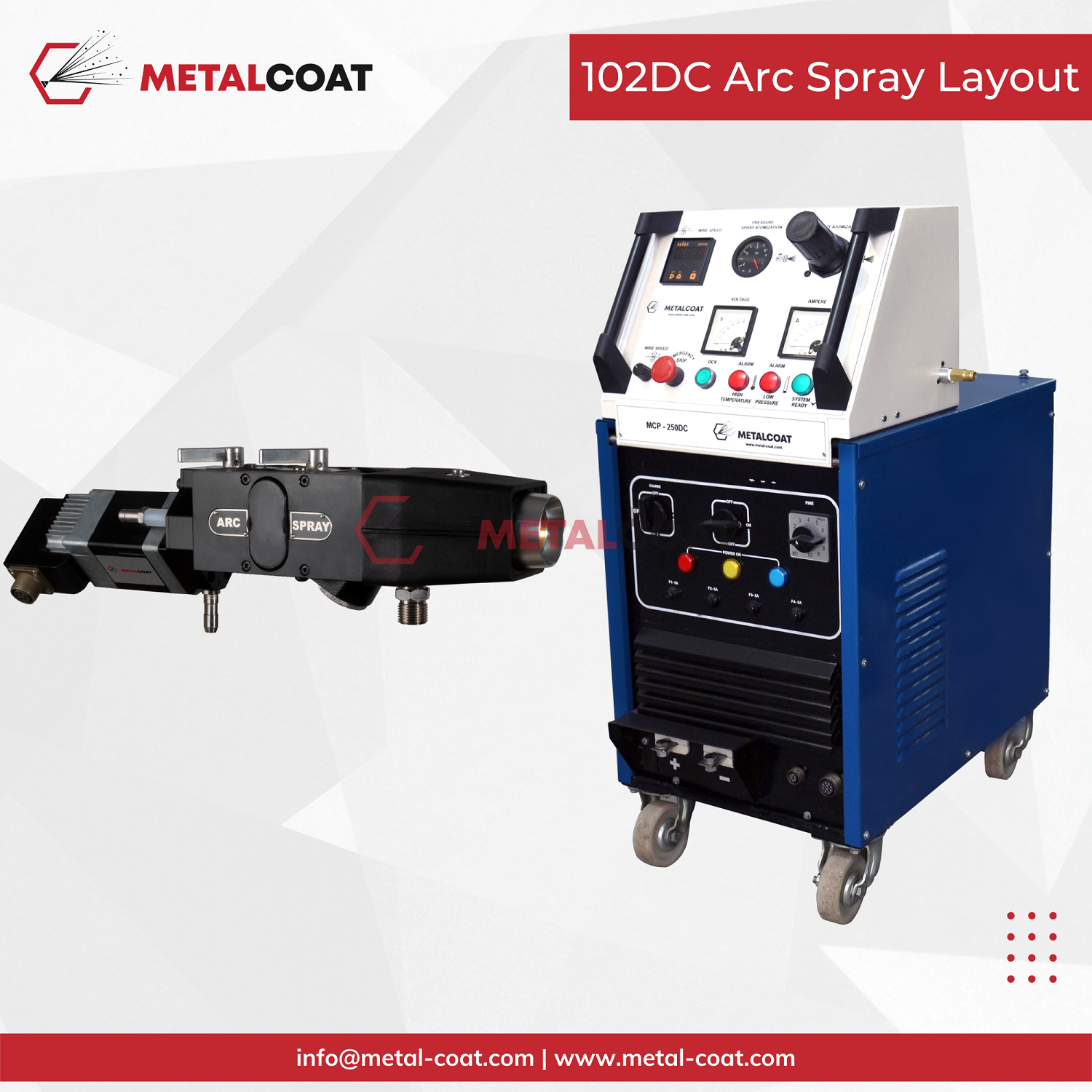 Arc Spray Gun Dc Drive - Attributes: Strong