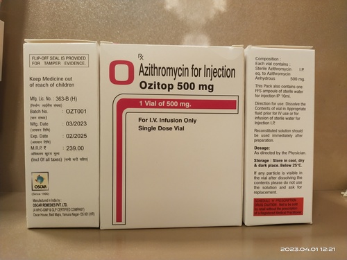 Azithromycin Injection - Physical Form: Liquid