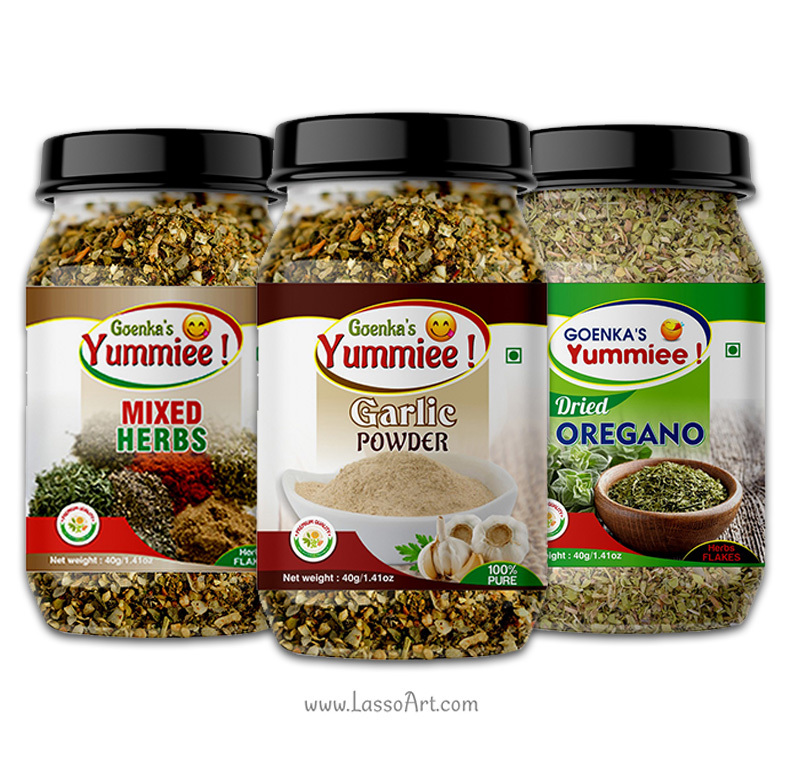 Spices Label Design Services