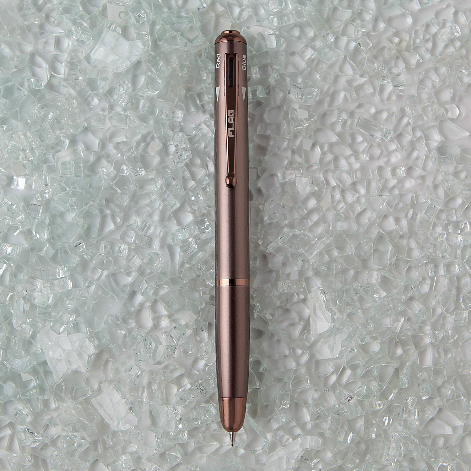 Flag Multicolor Pen - Color: Red