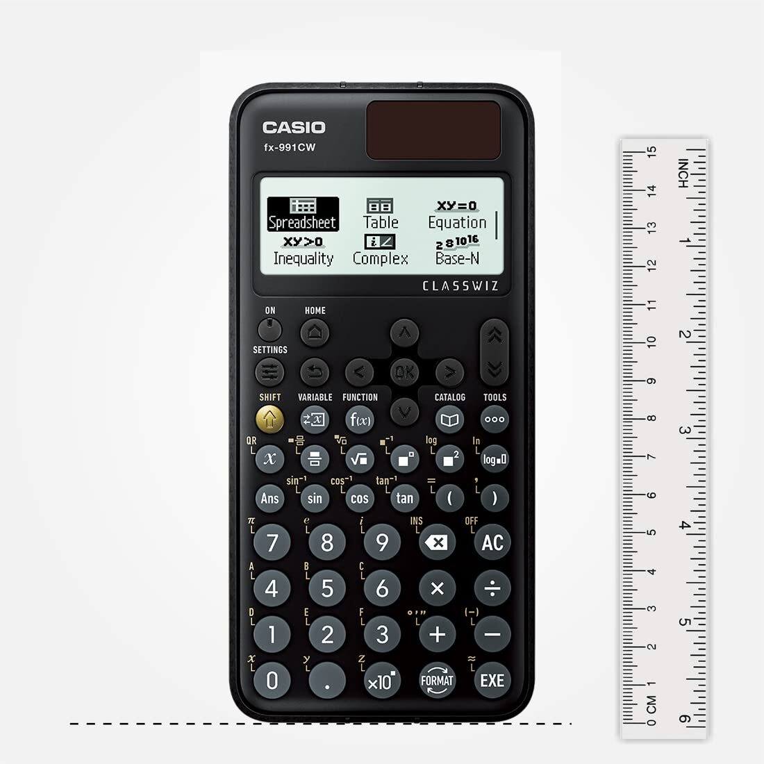 Calcu Fx 991 Cw - Non-programmable Scientific Calculator, 4x Better Resolution, Natural Textbook Display, Qr Code Function, 3 Year Warranty