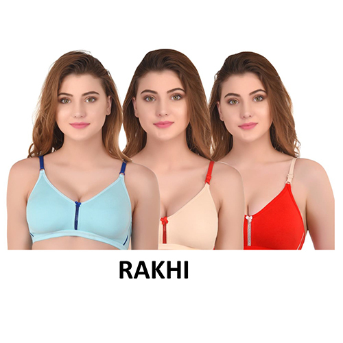 अलग-अलग रंगों में उपलब्ध राखी नॉन पैडेड ब्रा