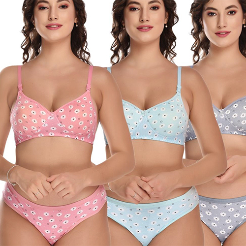 अलग-अलग रंगों में उपलब्ध मन्नत पैडेड लॉन्जरी सेट