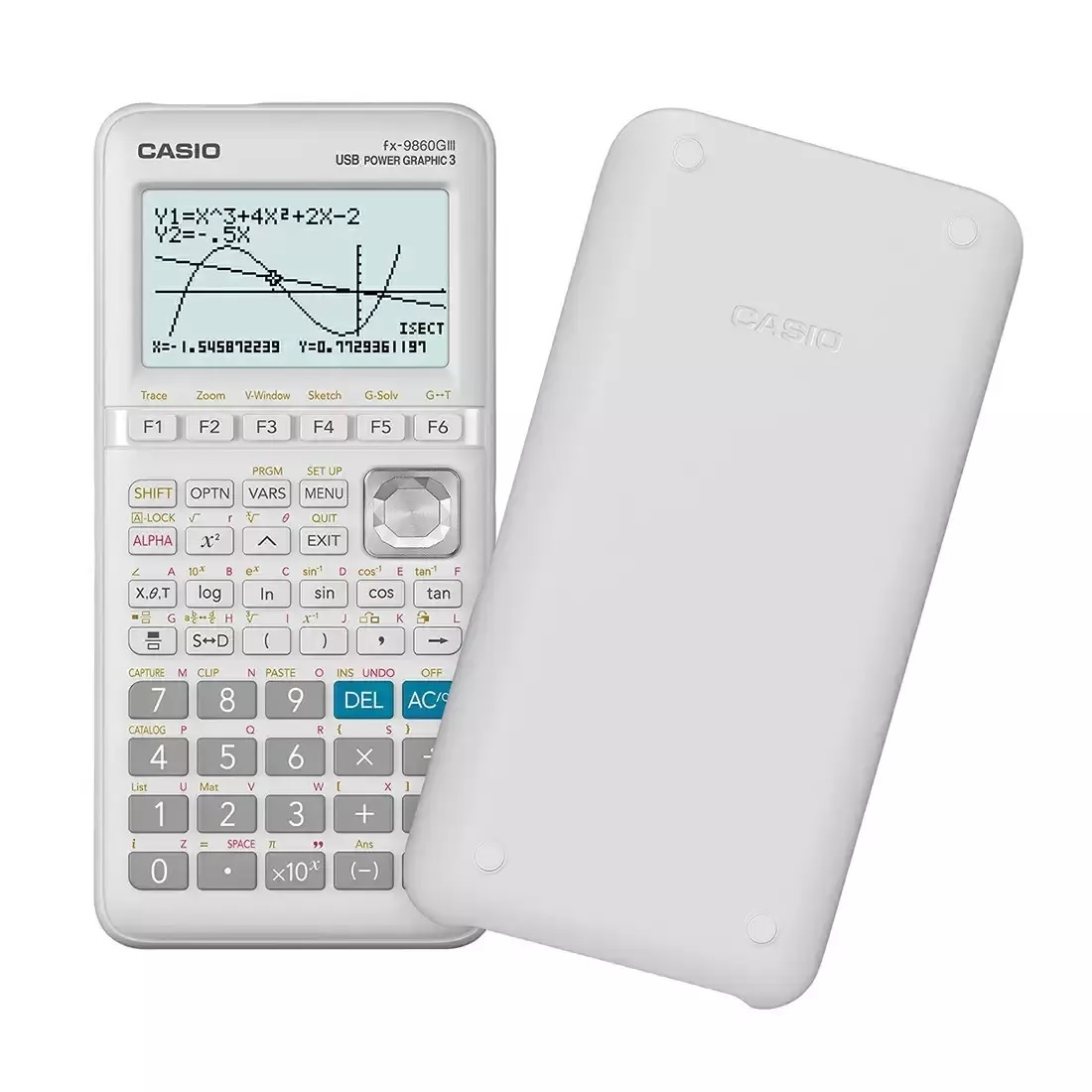 Fx 9860giii Casio Calculator Graphing - 10 + 2 Digits, 2900 Functions | Python Programming, Usb Communication, Dynamic Graphing Features