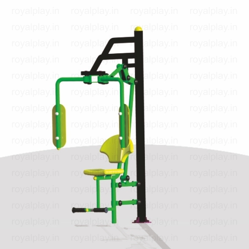 Outdoor Gym Rider - Weatherproof Body | 6.2ft X 8ft Safe Play Area, Adjustable Design With Durable Gi Pipes And Premium Rubber Handles