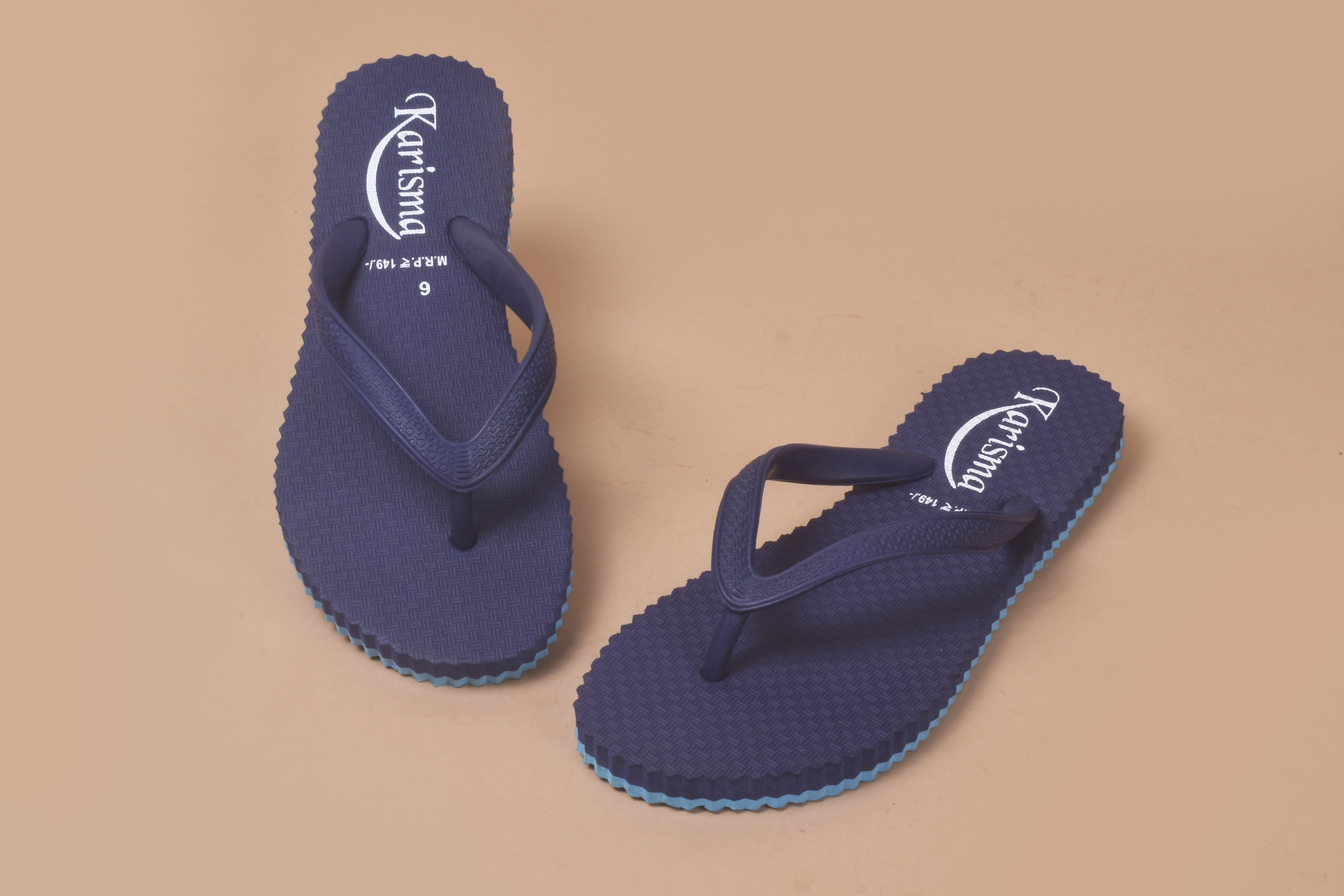Karisma Gold Fancy - Rubber & Eva Upper Size 4x8 | Unisex Design With Durable Rubber Outsole