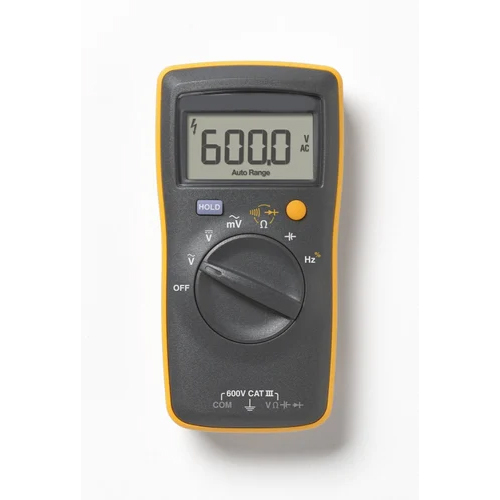 0.5 Percent Accuracy Digital Multimeter - Color: Black-Yellow