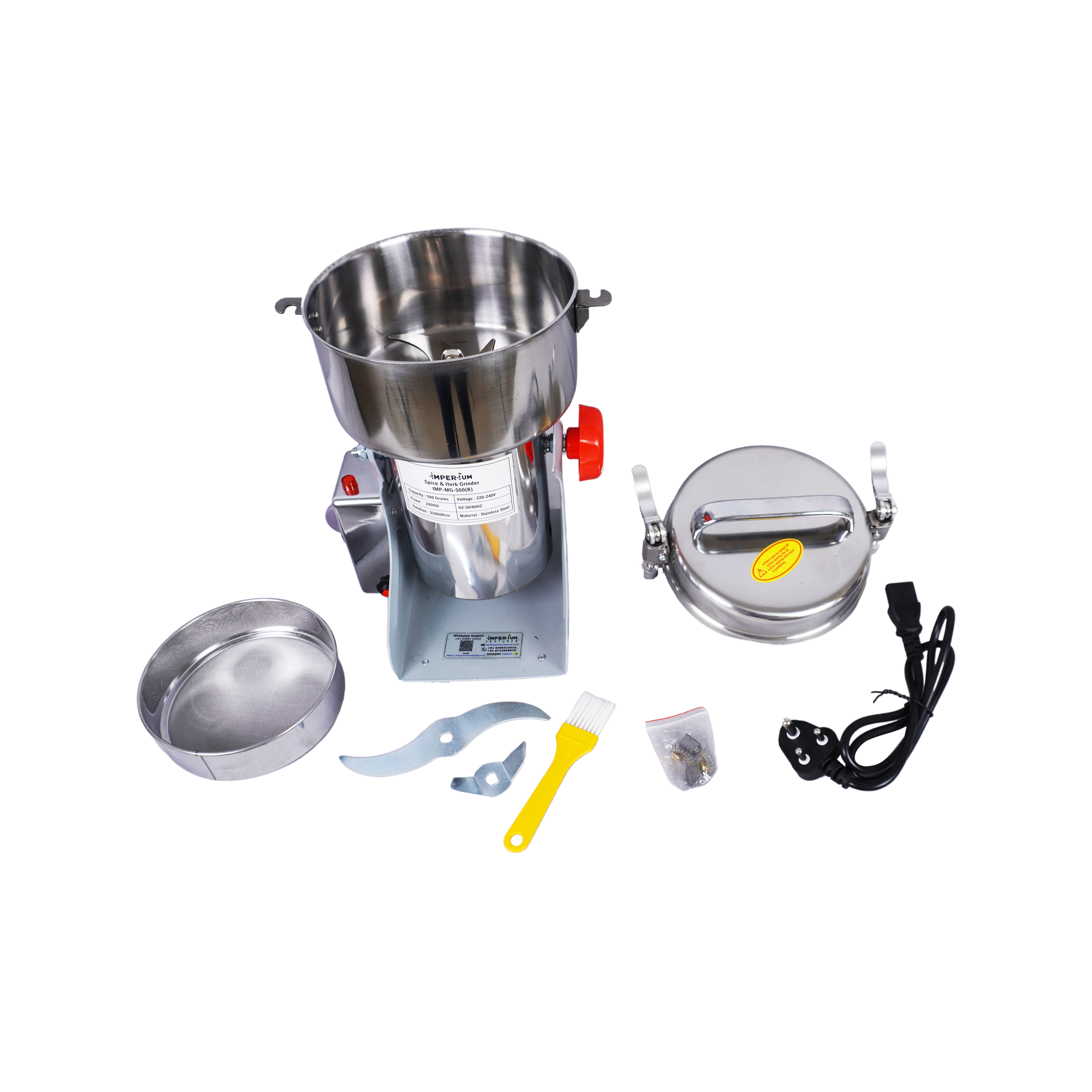 Stainless Steel 2000 Watts Masala Grinder