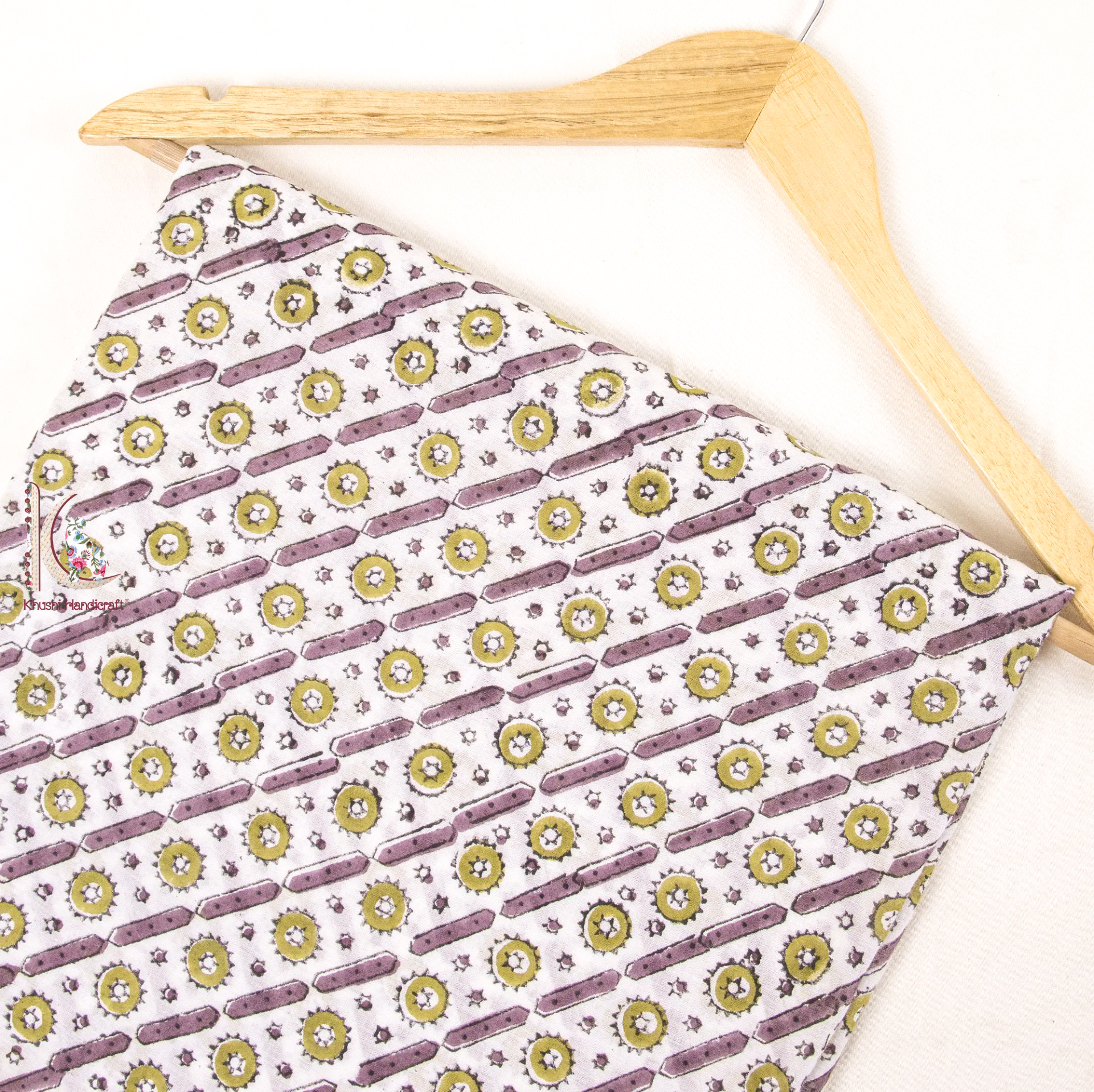 Hand Block Printed Unstitched Cotton Fabric - 44 Inch Width, Light Weight, All Color Options | Quick Dry, Washable, Ideal For Suits And Kids Wear