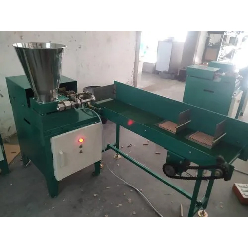 Very Good Fully Automatic Cow Dung Dhoop Stick Making Machine With Perfect Cutting