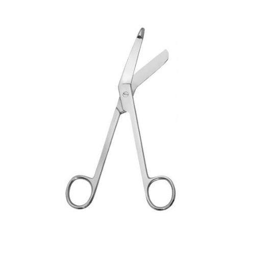 Lister Bandage Scissors - Stainless Steel, Angled Cutting Blades For Surgical Use