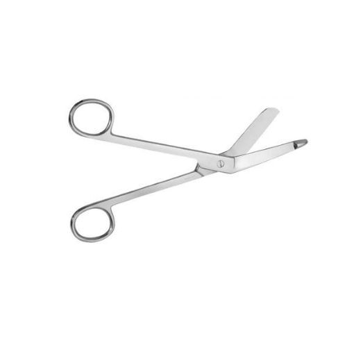 Lister Bandage Scissors - Stainless Steel, Angled Cutting Blades For Surgical Use