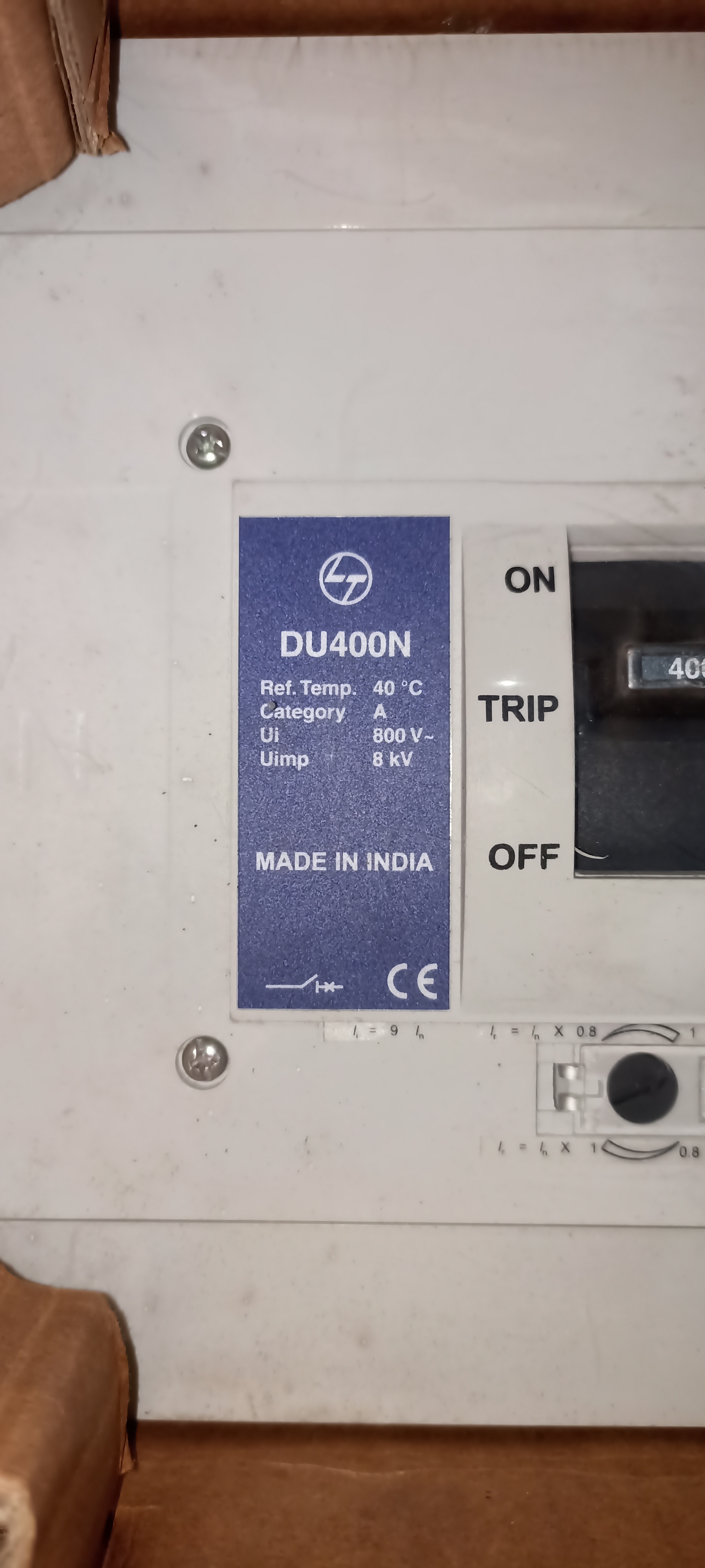 Lt New (Du400n) 400a 4p Mccb