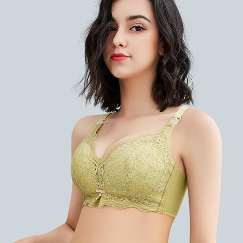 कशीदाकारी प्लस साइज 95 सी कप फ्रंट ओपन महिला कॉटन मैटरनिटी नर्सिंग ब्रा