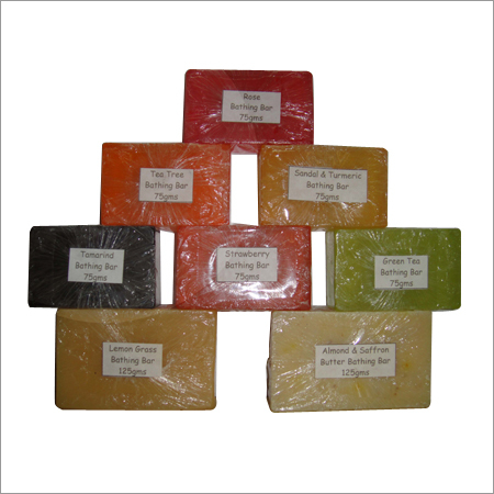 हस्तनिर्मित नहाने के साबुन