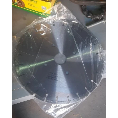 Marble Granite Edge Cutting Blade - Stainless Steel, 14 Inch Diameter, 3.5 Thickness | Polished Coating, 2800 Rpm, Ideal For Smooth Cuts