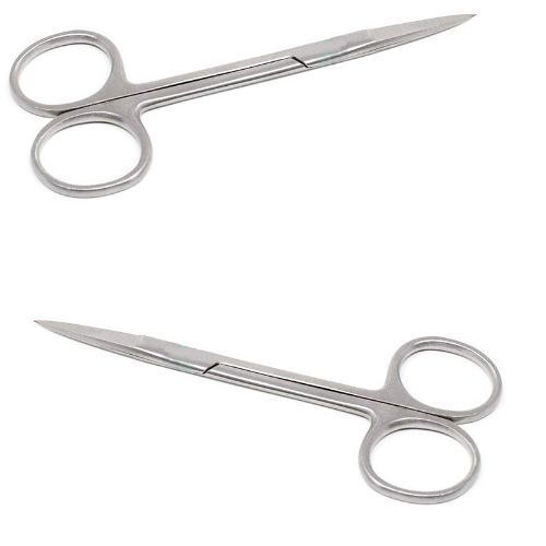 Cuticle Scissors Straight - Stainless Steel | Straight Cutting Blades For Medical Use By Professionals In Surgical Operations