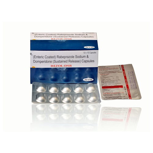 Rabeprazole Sodium And Domperidone Capsules - Capsule Form, 10x10 Blister Pack | General Medicine for Gastrointestinal Conditions, Prescription Use