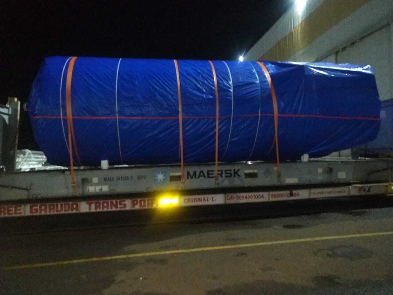 100kl Tank Tarpaulin Wrapping