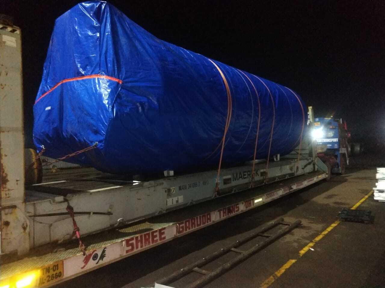 100kl Tank Tarpaulin Wrapping