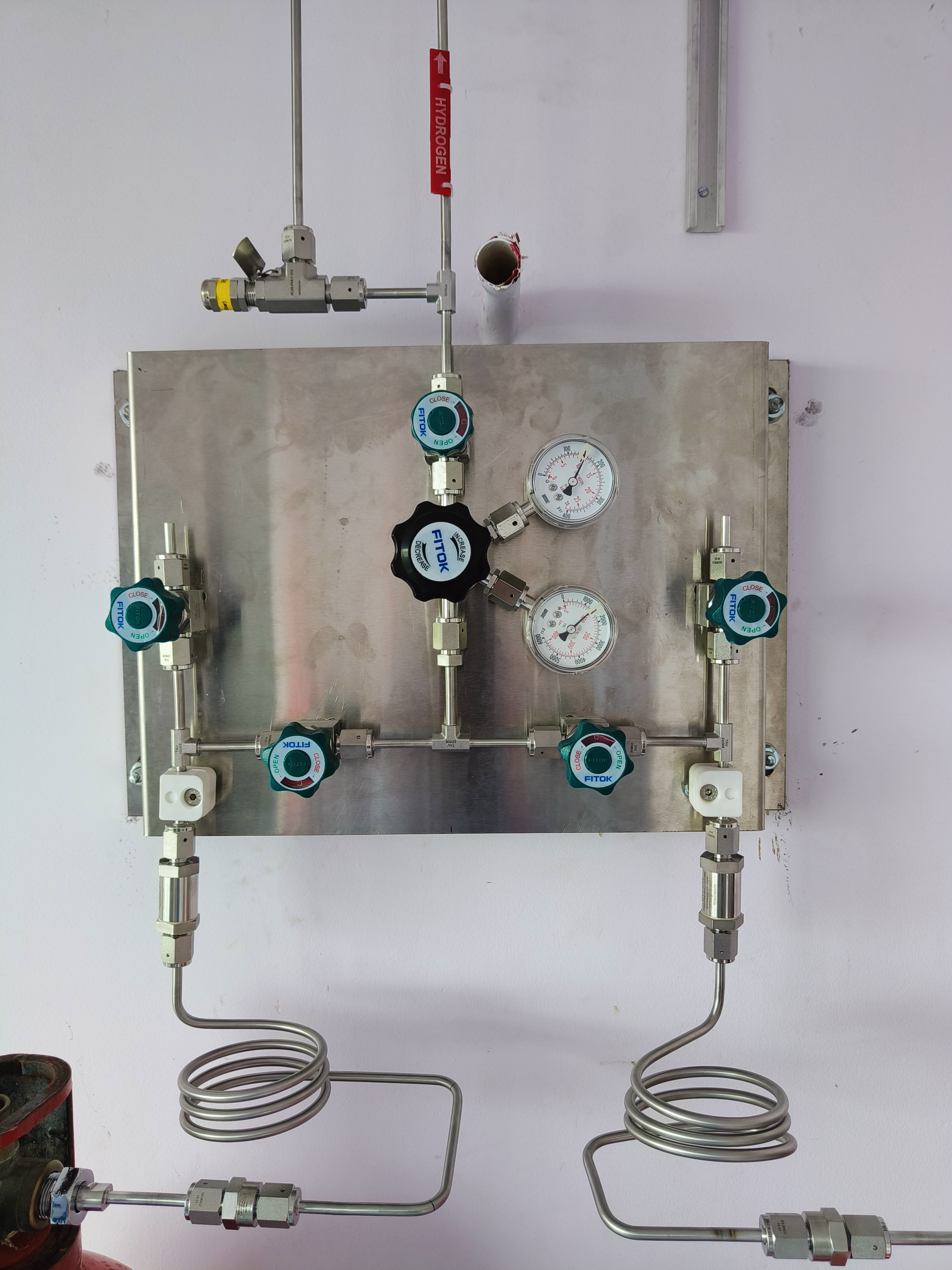 Ultra High Purity Gas Change Over Panel For Cvd Industries
