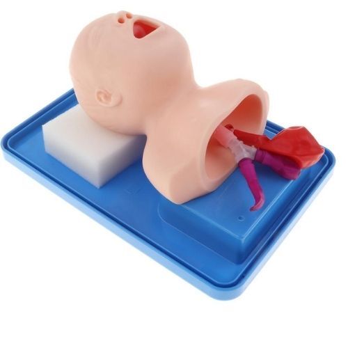 Natural Skin Color Newborn Baby Intubation Models
