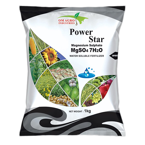 Power Star Magnesium Sulphate Mgso4 7H2O Water Soluble Fertilizer - Physical State: Granular