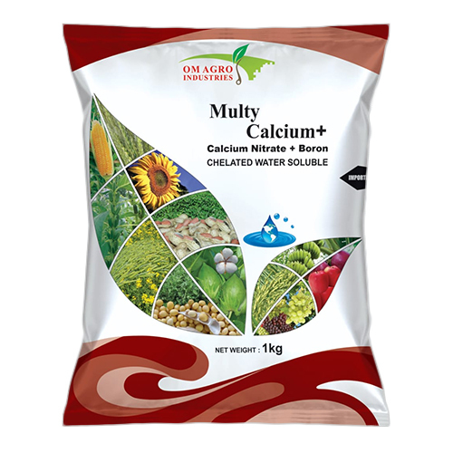 Multy Calcium Plus Calcium Nitrate Plus Boron Chelated Water Soluble - Application: Organic Fertilizer