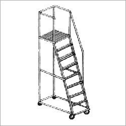 Aluminium Trolly Step Ladder