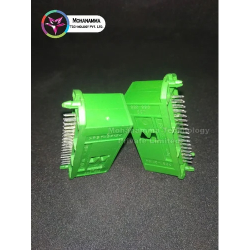 Green Connector 32 Pin - Plastic, 32 Pin Size, Bright Green Color | Polished Surface, Warranty Included, Durable Green Connector Solution