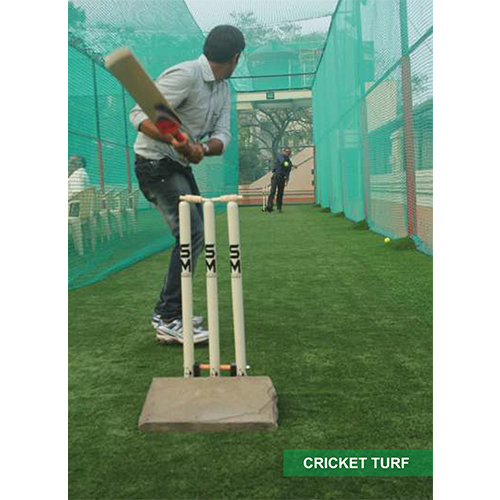 Cricket Artificial Turf - PE & PP Material, Green Color, 5-10 Year Warranty | Durable, Lightweight, Washable, Easy to Install