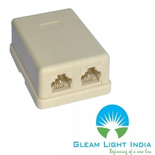 Telephone Rosette Box - Abs Material , 1/2/3 Way Port Connectivity, -25c To +85c Temperature Range, Ideal For Telecom Applications