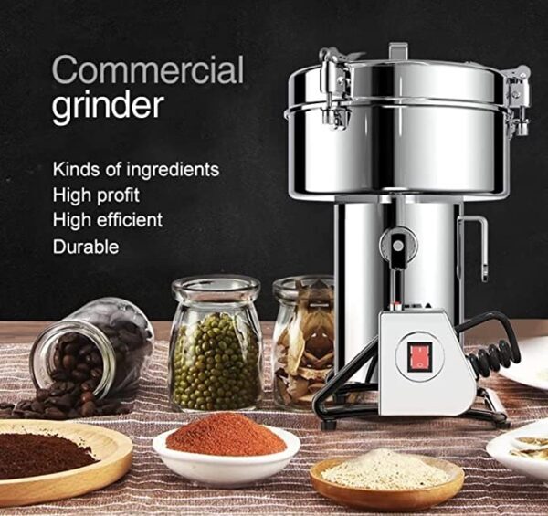 Imperium Stainless Steel Industrial Portable Masala Grinder Machine For Home And Business Use