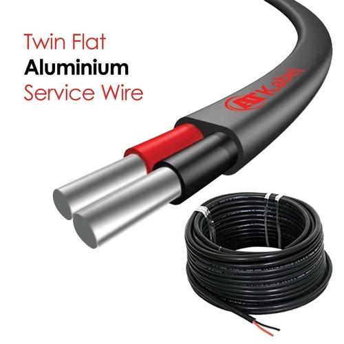 Aluminium Service Cable 10 Sq MM (90 Meter)