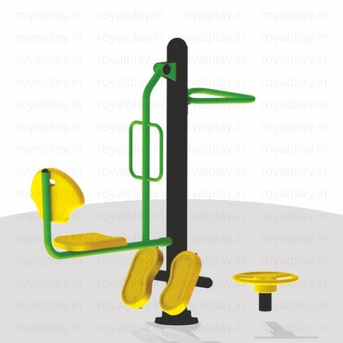 Leg Press Cum Twister Gym Equipment