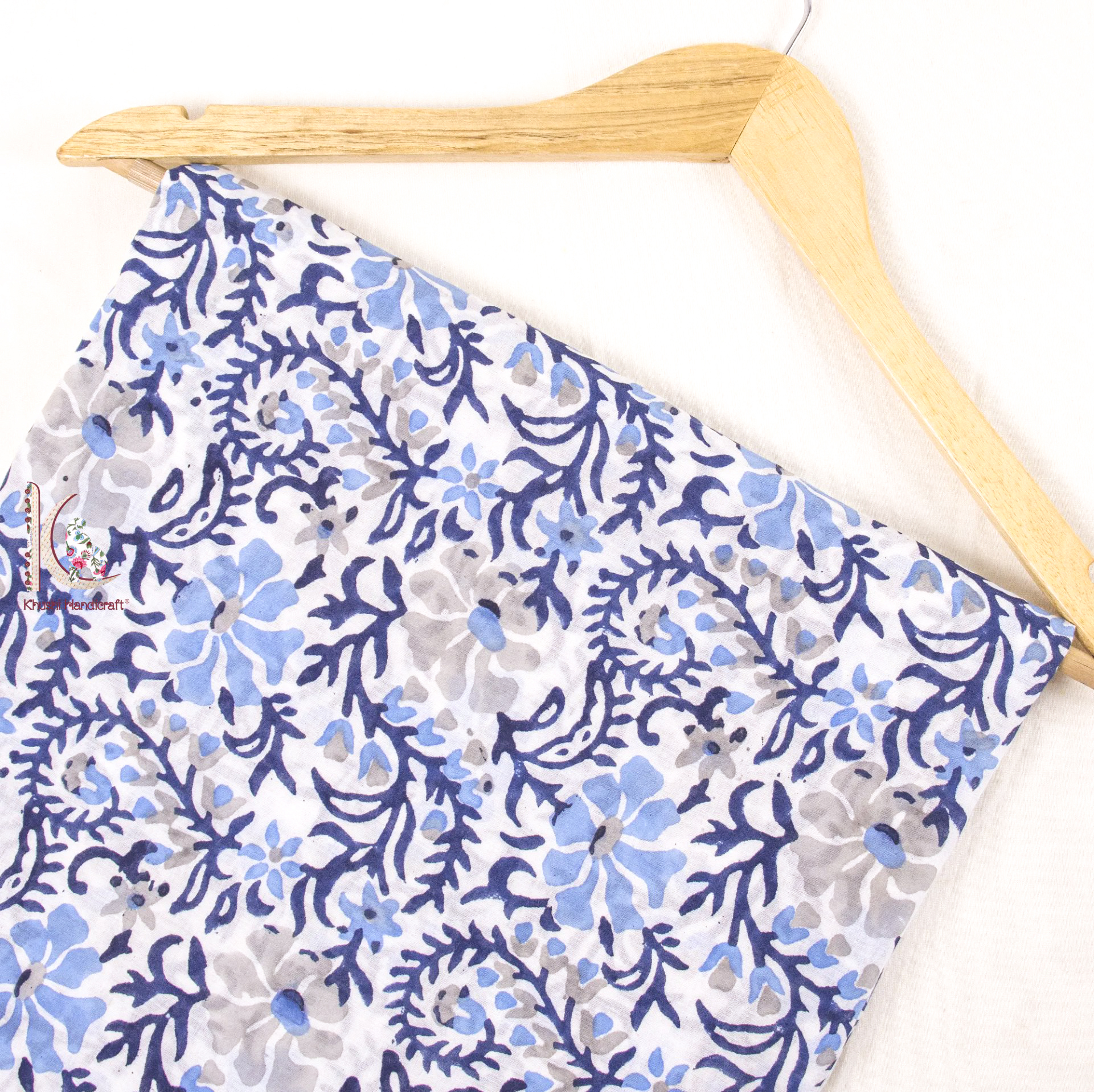 Sanganeri Hand Block Print Cotton Fabric