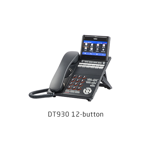 Black / White Dt930 12 Button Ip Desktop Phone