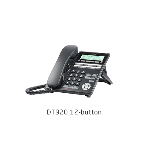 Black / White Dt920 12 Button Ip Desktop Phone