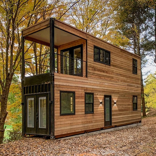 Double Story Resort Cabin - Color: Brown