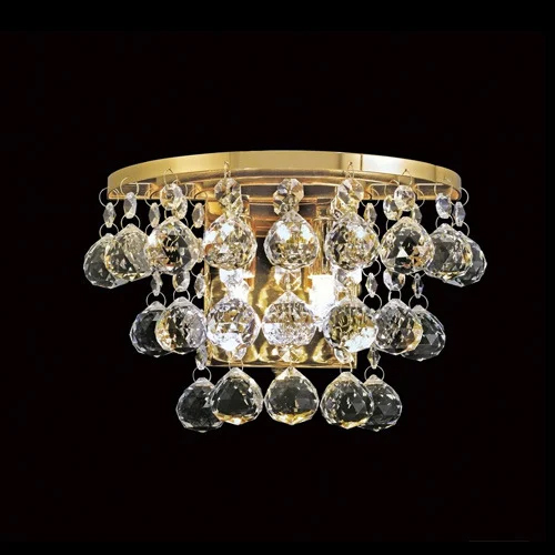 व्हाइट क्रिस्टल वॉल लाइट