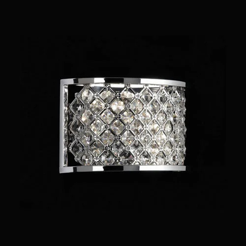 व्हाइट मॉडर्न क्रिस्टल वॉल लाइट