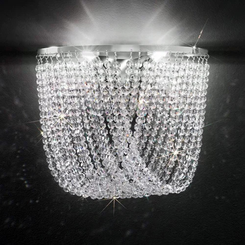 पॉलिश क्रोम वॉल लाइट आवेदन: सजावट