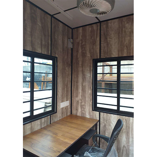 White Prefabricated Modular Portable Cabin