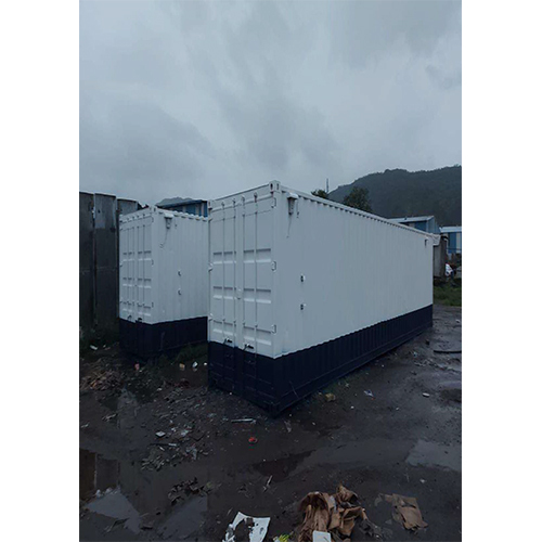 Gray Modular Prefabricated Portable Cabin