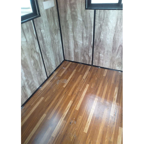 Gray Modular Prefabricated Portable Cabin