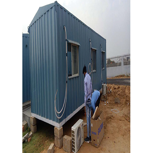 Gray Modular Prefabricated Portable Cabin